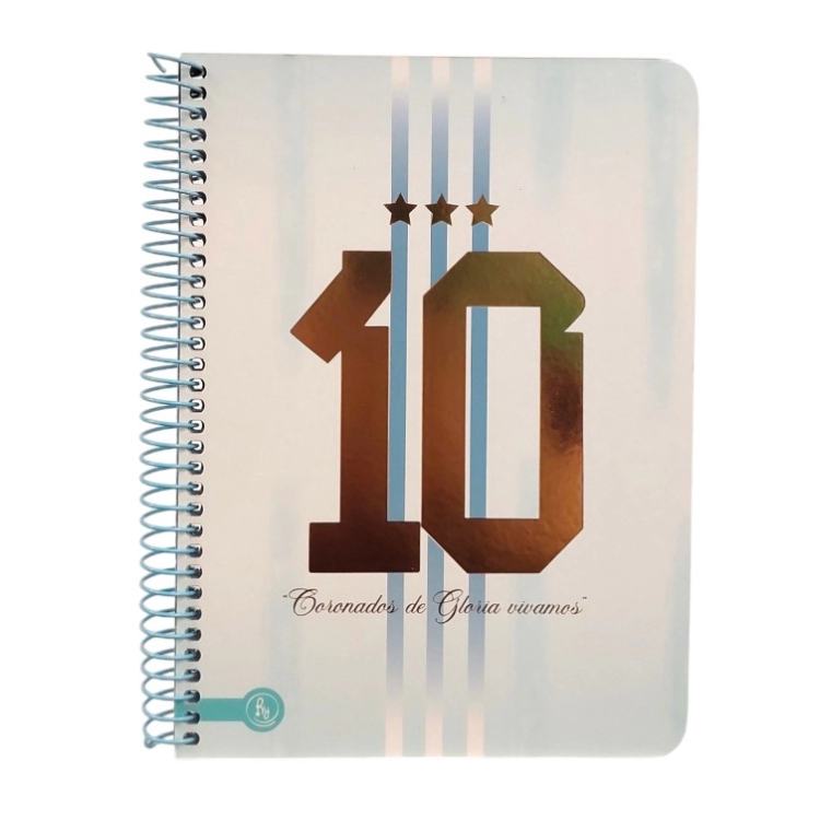 Cuaderno con Espiral RY Argentina A5 15x21 Semi Flex Art.1089